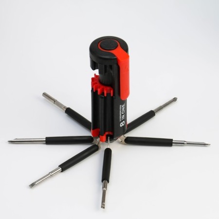 The lantern is multifunctional, multitul 8 in 1 "100 % man", 12 x 4 cm, 3 aa-2