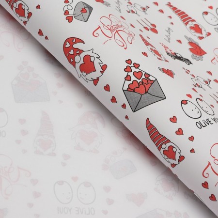 Paper packaging craft "Olive You", 0.55 x 10 m, 40 g/m2-1