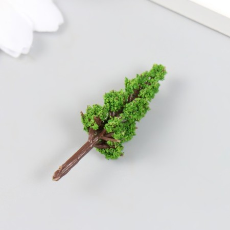 Artificial plant for creativity plastic "Fir" 2x4.3 cm-2