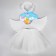 Carnival set "Angel", 3 objects: skirt, rim, wings