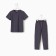 Pajamas for a boy (T -shirt, trousers) minku graphite color, height 152