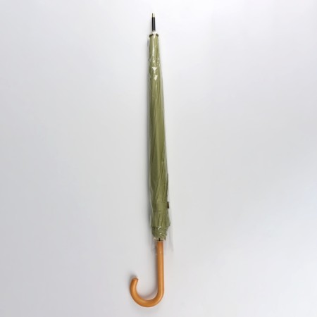 Umbrella - a semiautomatic “pastel” cane, 16 knitting needles, r = 52 cm, green color-3