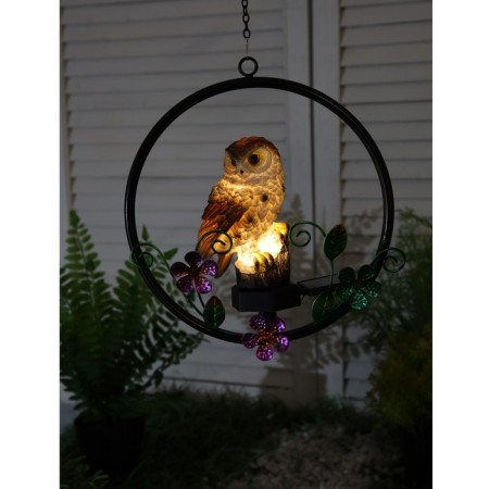 Garden lamp on the sunny battery "Filin", 27 cm, 1 LED, glow warm white