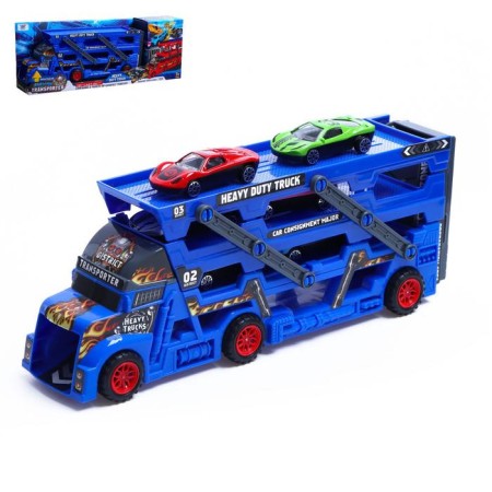 Flame truck, with 6 metal machines and launch, mix-2