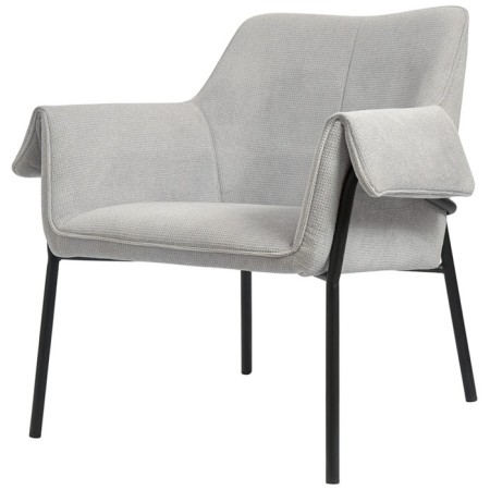 ALINE lounge Capes, 760 × 610 × 750 mm, Shenill, the color is light gray-3