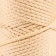 Knitting cord "Classic" without a core 100% polyester width 4mm 100m (cream)