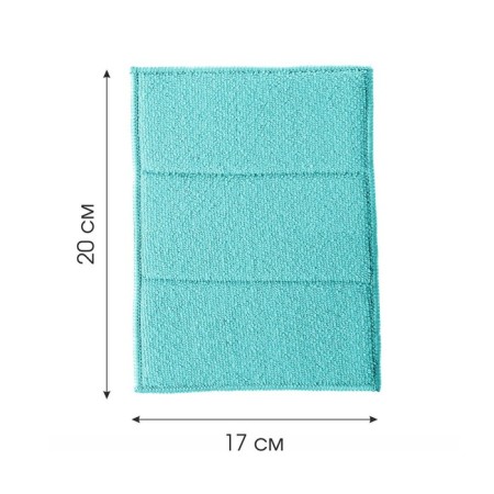 Napkin-gobka, for kitchen, 14x20 cm, microfiber-1