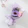 Bouquet of soap petals "Lilac fog" 11x8x25 cm