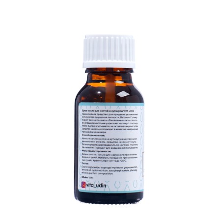 Nail oil and cuticles VITA UDIN SEXTANS dry, 15 ml-1