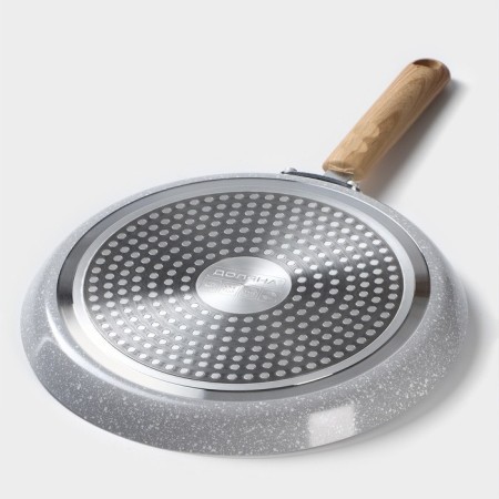 Pan pancake shade Grit, d = 24 cm, handle Soft-Touch, anti-stick coating, induction, color gray color-4