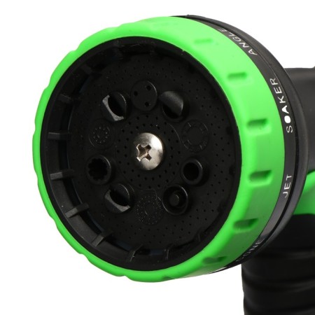 Pistol-sprayer, 10 modes, under connector, plastic, Greengo-2