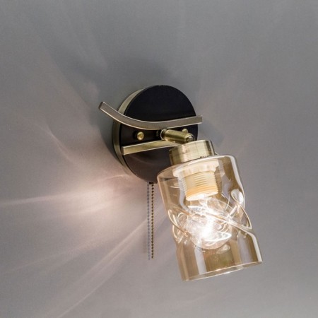 Sconces Citilux "Merida" CL142314, 15x25 cm, 1x75W, E27, brown color-3