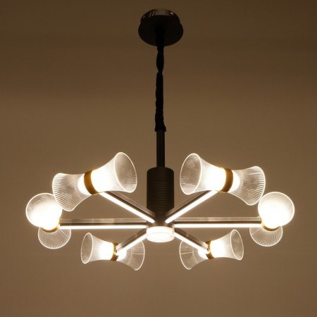 Chandelier 1699/6 LED 100W 3000-6000K black 73x73x60 cm Bayerlux-3