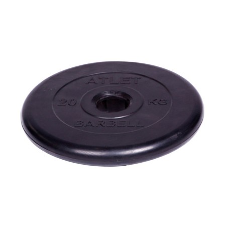 Rubbed disk d = 51 mm, black color, 20 kg ATLET