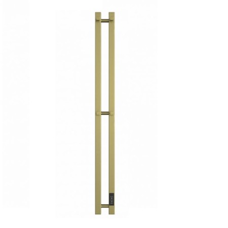 Electric towel "Dvin" X-2 Plaza Neo, 1200x80 mm, dimmer, matte bronze-1