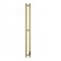 Electric towel "Dvin" X-2 Plaza Neo, 1200x80 mm, dimmer, matte bronze