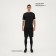 Male T -shirt, basic, size m (48), black color