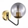 Wall lamp EVOLUCE. Sle1097-301-01. Scorze. 1x60 watts, E27, 15x26 cm, matte gold color