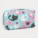 Cosmetic bag with lightning, blue color
