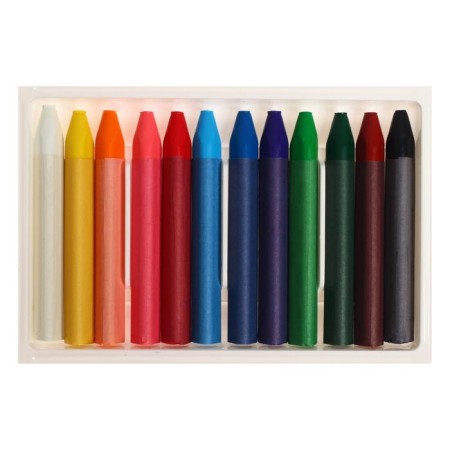 Oil pastel 12 colors, "Ray" School of Creativity, three -sided-1
