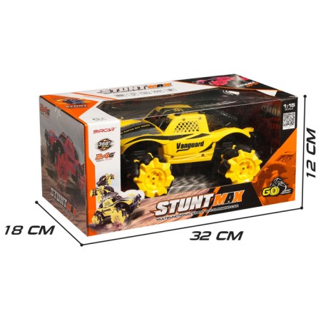 Radio -controlled jeep "Baggi", 1:15, movement in all directions, works from the battery, yellow color-6