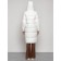Coat insulated winter female, size 48, white color