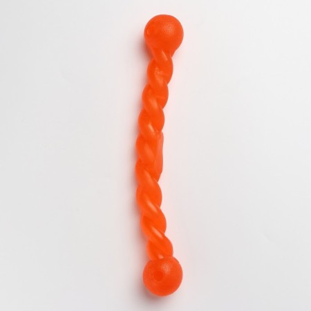 Toy "braid" large, 29 cm, rubber, red-1
