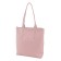 Bag women, genuine leather, pink 31x8x33 cm
