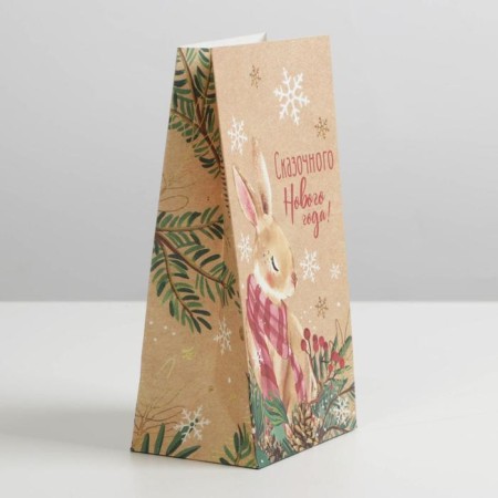 A package without handles of "Fairytale holiday", 10 x 19.5 x 7 cm, New Year-1
