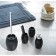 SHINY toothbrush cup, black