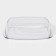 Form made of heat -resistant glass for baking and baking rectangular shade "Cupcake", 1.5 l, 27 × 14 × 7 cm