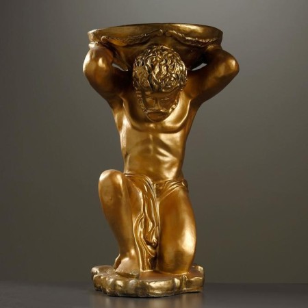 Figure with Kashpo "Titan" bronze, 40x73x42cm