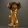 Figure with Kashpo "Titan" bronze, 40x73x42cm