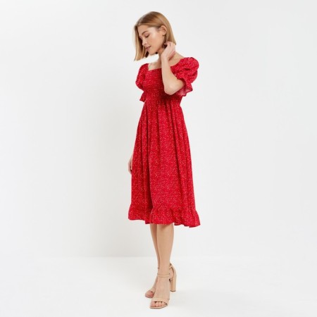 Women's dress minku: enjoy color red, rr 46-4