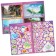 Reusable stickers "in the Summer Garden", A4 format, princesses