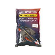 Bait Yaman Active Bite bream biscuit, black color, 900 g