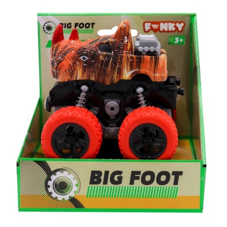 Friction Funky Toys "rhino", 4x4, with red wheels-1