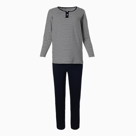 Female homemade set (jumper/pants), blue color, size 44-6