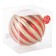 Ball plastic D-20 cm "Golden stripes" red