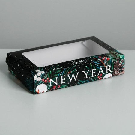 Folding box Happy Ney Year, 20 x 12 x 4 cm, New Year