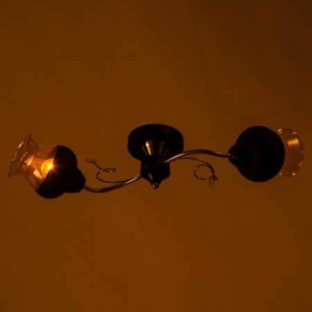 Avtal chandelier 2he27 40W black-chromium 53x20x23 cm Bayerlux-2