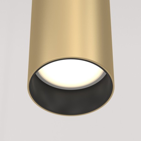 Suspended Technical P075PL-01MG, 1XGU10, 10W, 6x6x30 cm, color gold gold-2