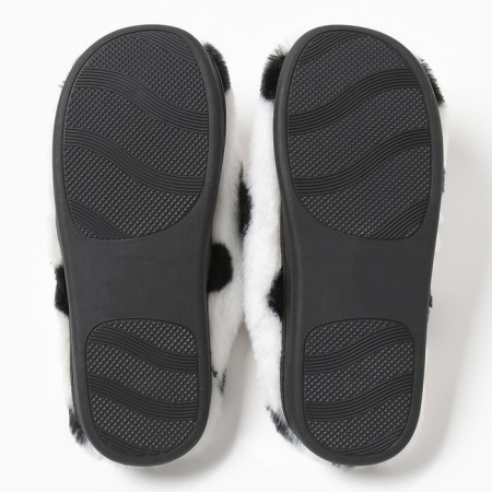 Women's slippers, size 36-37, white-3