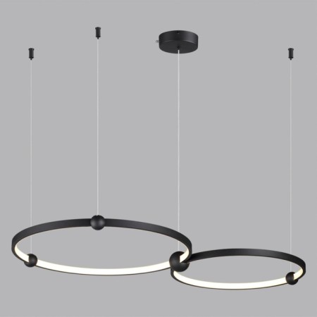 Lumber Lumion lamp. Diego, 80W, LED, 915x500 mm, black color
