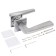 Separate handle "Allur" art "Whitney" sc, matte chrome color