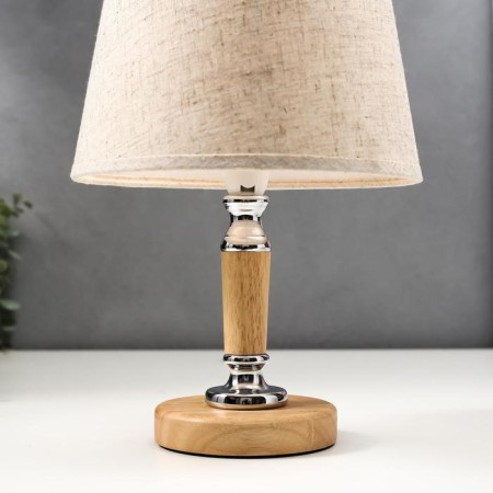Highway lamp 16389/1 E14 40W beige-chromium 22x22x37 cm Risalux-4