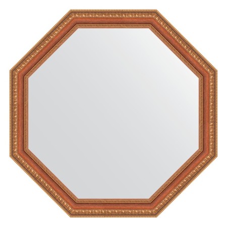 Mirror in the baguette frame, bronze beads on a tree 60 mm, 66x66 cm