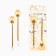 Gift set of spoons with suspensions “Happy New Year 2025!”, 2 pcs., 14.8 x 2.7 cm