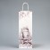 Gift package for a bottle, packaging, “gift for you”, white craft, 13 x 36 x 10 cm