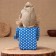 Timper-Domova "Timofei with the heart", large, 24x15x15 cm mix